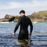NIXSA Men's 2/2mm Summer Wetsuit | Long arm, short leg | Chest Zip | Yamamoto Rubber