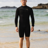 NIXSA Men's 2/2mm Summer Wetsuit | Long arm, short leg | Chest Zip | Yamamoto Rubber